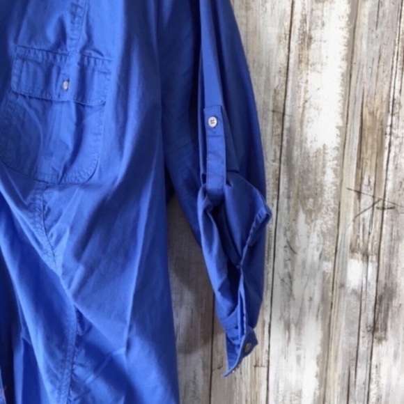 Lane Bryant Blue Button Down - Picture 2 of 5
